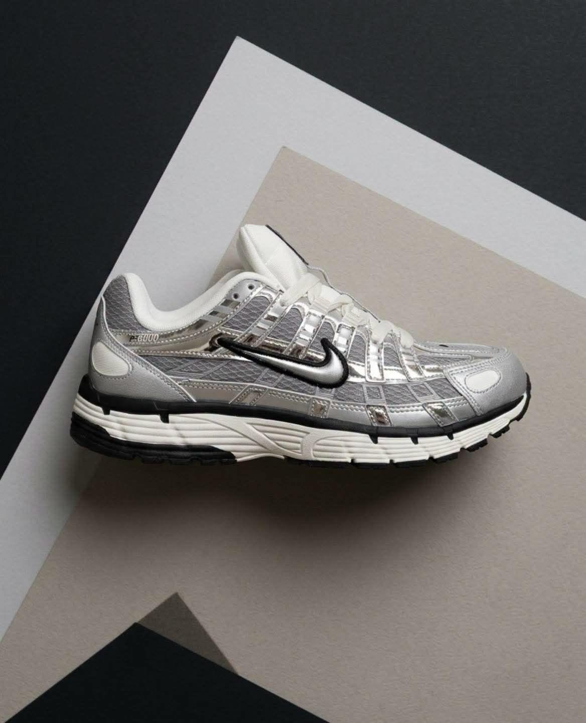 Nike P‑6000 金属银,Y2K 千禧跑鞋回归